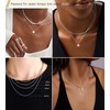 ZHESHY 925 Sterling Silver Chain Necklace Women's Fine Chain Silver