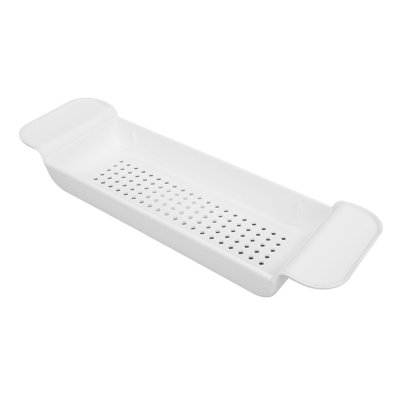 Expandable Bath Shelf Multi Function Storage Adjustable Bathtub Caddy Tray