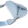 styleBREAKER 02012401 Women's Half Moon Crossbody Shoulder Bags Plain Adjustable