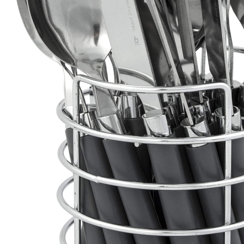 Bo-Camp Stainless Steel Cutlery Set 24 Pieces Camping Cutlery Camping