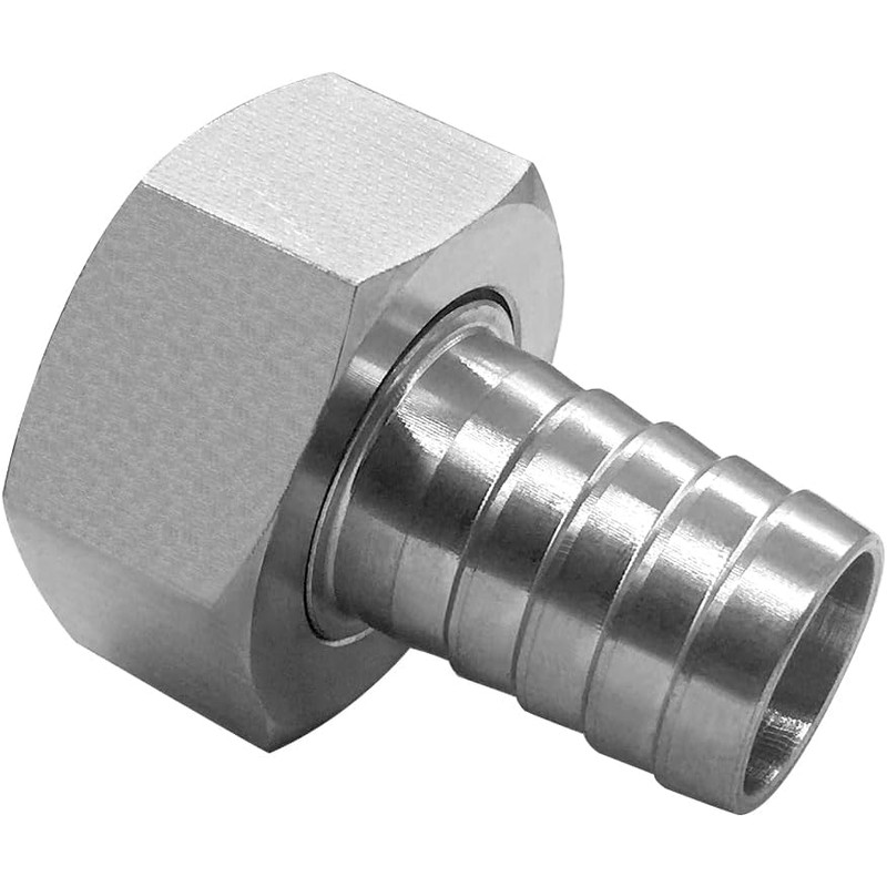 Beduan Stainless Steel Garden Hose Swivel Fitting 1/2" Barb x