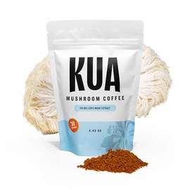 KUA Café Orgánico Con Hongos Con Extracto de Melena de León para Una Mejor Concentración, Mejor Humor Y Más Energía. Sin Azúcar, 0 Calorías. 30...    