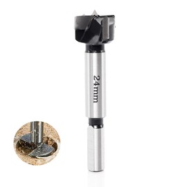 Sinoprotools Forstner Bit 15/16 Inch 24mm - Carbide Tipped Forstner Drill Bits - Forstner Bits for Woodworking Hole Saw Auger Opener, Drilling Boring Bit, for Hard Wood Plastic Plywood