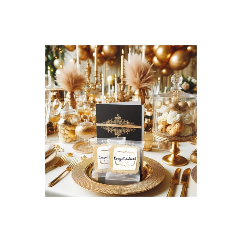 Congrats Cookies Party Favors Congratulations | 24 Pack Individually Wrapped