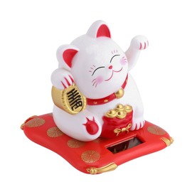 Haofy Gato de la Fortuna, Gato Chino de la Suerte, Gato de la Buena Suerte, Decoración para Coche Casa