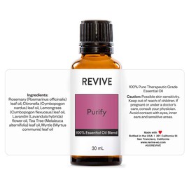 PURIFY Essential Oil Blend 30 mL by Revive Essential Oils - 100% Pure Therapeutic Grade, for Diffuser, Humidifier, Massage, Aromatherapy, Skin & Hair Care
