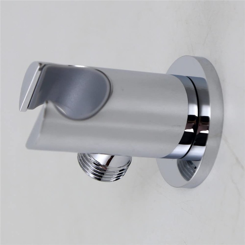 Hand Held Shower Head Holder Hose Connector Shower Wand Holder