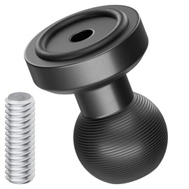 Tackform 20mm Ball with 1/4"-20 Male and Female Connection | 2 in 1 Camera Tripod Adapter | 6061-T6 Aluminum | NOT Compatible with 1" / B Sized Systems