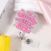 I'm Literally Just a Girl Badge Reel - Cosmisun Pink