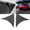 EVGATSAUTO Rear Window Side Wing Cover, Pack of 2 Carbon