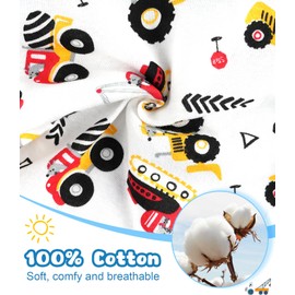 JAHSIYI Boys Underwear Size 6 100% Cotton Toddler Briefs Kids Tractor Underpants Child Calzoncillos Para Niños De 6T Años Age 5-6 Years Old Undies S Clothes 6X