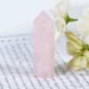 soulnioi Natural Crystal Wand Natural Gemstone Hexagonal Point Wand 5-6cm