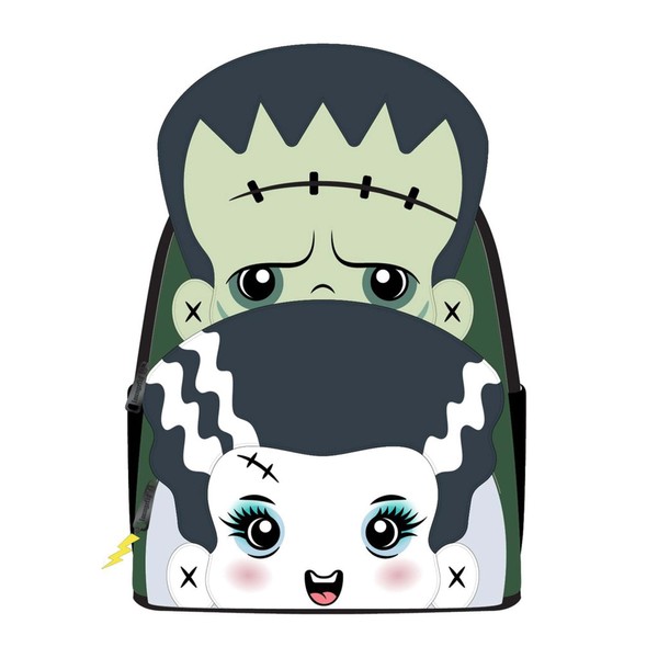 Loungefly Universal Monsters Frankie and Bride Cosplay Womens Double Strap