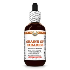 Grains of Paradise (Aframomum Melegueta) Dry Seed Tincture, Made in Hawaii, All Natural, Vegan, Pure Liquid Extract - 2 fl.oz