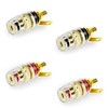 Speaker Binding Post Copper Plug Sockets 4Mm Binding Post Amplifier