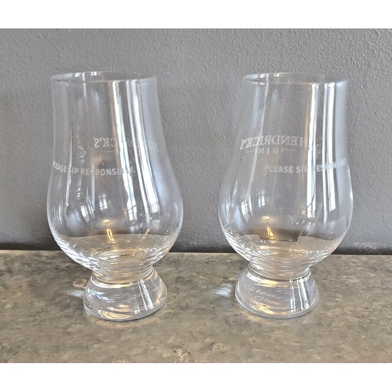 Glencairn Set of 2 ~ NEW Hendrick's Gin The Glencairn