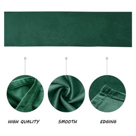BALCONY & FALCON Table Runners Washable Table Runner Christmas Green for Kitchen Party Holiday Decoration Dining Room
