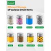Ferenando Pack of 30 Wide Mouth Test Tube with Screw