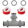 Pool T Piece 38 mm, T-Piece Hose Connector for Diameter