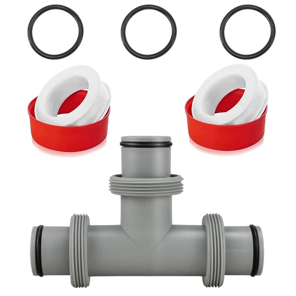 Pool T Piece 38 mm, T-Piece Hose Connector for Diameter