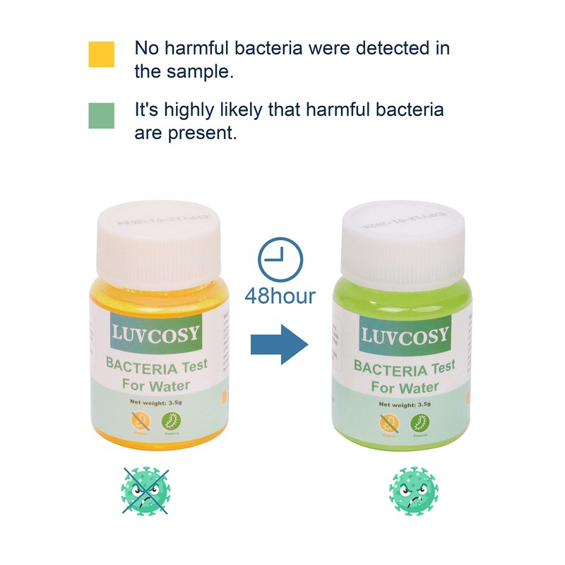 LUVCOSY 2 Bottles Coliform Water Test Kit 3