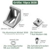 EYPINS Mounting Material Angle Aluminium Profile 30 x 30 Groove