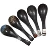 UPKOCH 5pcs Retro Ceramic Soup Spoon Set