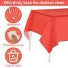 REBECASKYENS 1 Pack 137cm*274cm Red Christmas Tablecloth Party Tablecloth Large