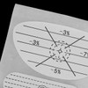 Alnicov 50 Set Golf Impact Tape Golf Target Sticker 3