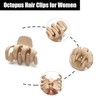 Small Hair Clips Octopus Claw Clips,50Pcs Double Row Teeth Hair