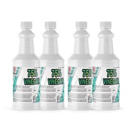 75% Vinegar - 4 Quarts - Powerful Cleaning and Disinfecting Agent for Industrial Use