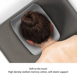 Massage Face Cradle Pillow, 10.9 x 21.6 x 30 cm, Massage Headrest for Bed, Face Down, Universal Abdominal Pillow, Face Pillow, Comfortable Face Cushion for