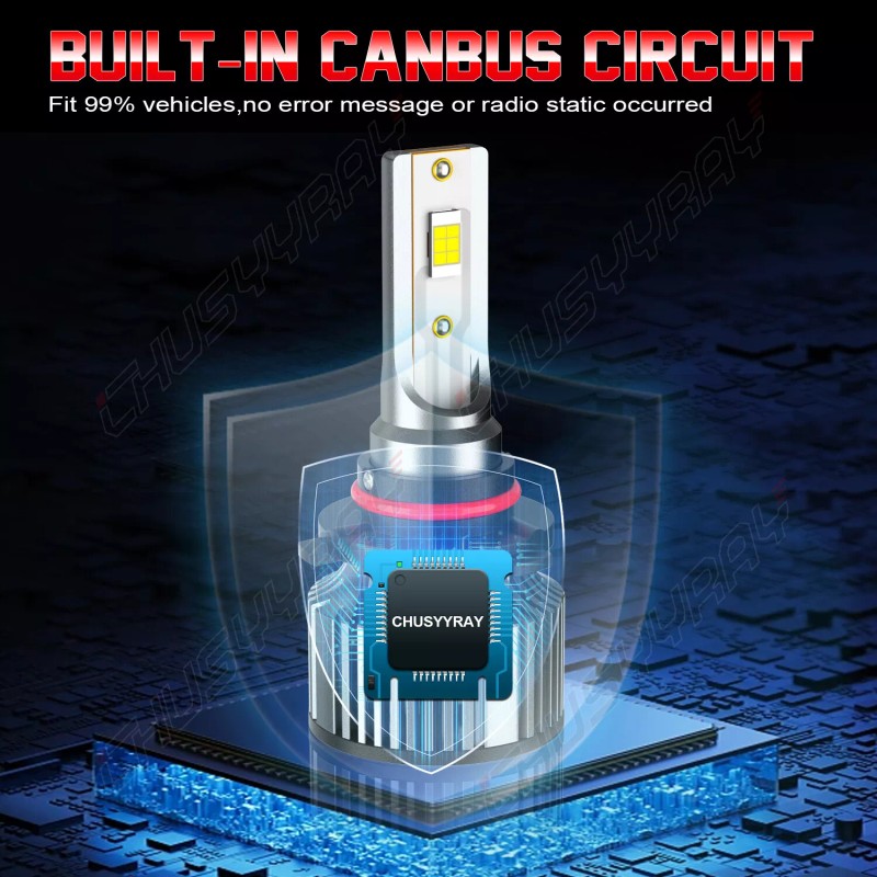 CHUSYYRAY For FORD Taurus 2013-2019 2x 9012 Combo LED Headlight