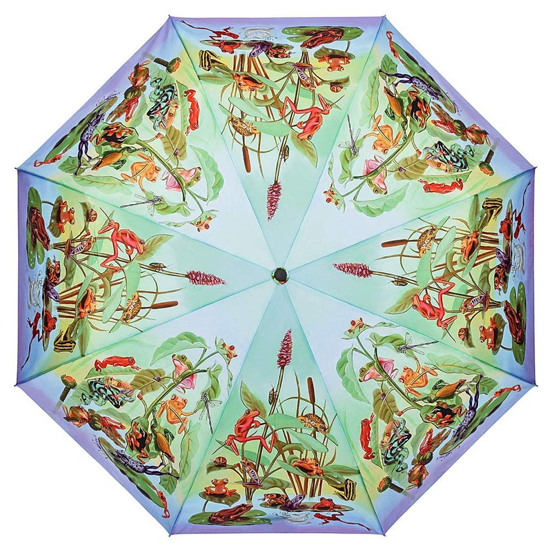 VON LILIENFELD Folding Pocket Umbrella Automatic Motif Lightweight auto open