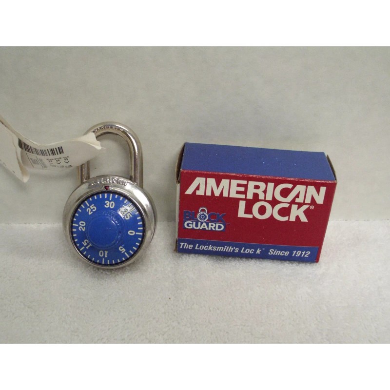 AMERICAN LOCK A400K, Combination Lock, Steel