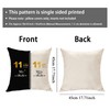 Hasodeo 11th Wedding Anniversary, Anniversary Gift Cushion Cover 45 x