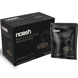 NOOSH Oatmilk Concentrate - Oat Milk Powder - Each Pack Makes 1qt - Great for Foaming and Steaming - Perfect for Hot or Cold Beverages – 4.59oz (24 Pack)