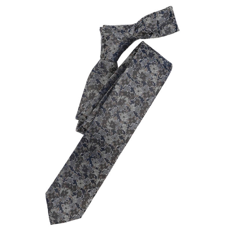 Venti Patterned Tie, darkred