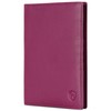 VON HEESEN Passport Holder Leather Case with RFID Protection -
