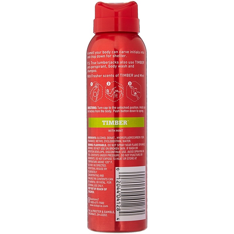 Old Spice Re Fresh Timber Body Spray - Fresher Collection