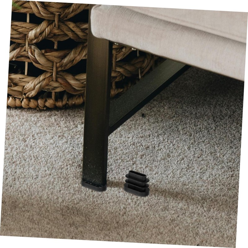 DOITOOL 40Pcs Oval Furniture Leg Caps Durable Non Slip Protectors