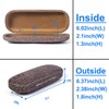 RayLove 3-Pack Hard Shell Eyeglasses Case Large Reading Glasses Hard