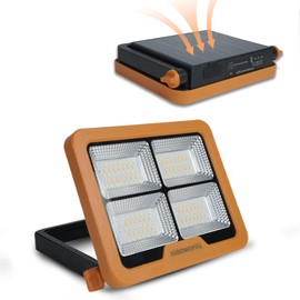 Xiaowoniu Solar Camping Lantern with 7200mAh Battery, 10000 Lumens Portable Flood Light, Multiple Modes & IP65 Waterproof for Emergencies, Hiking, Outdoors (Regular Style)