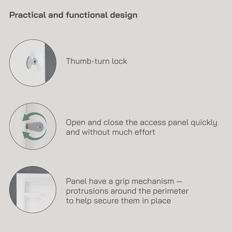 Vent Systems Access Panel for Drywall 6 x 10 Inch