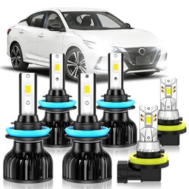 Fit for Nissan Sentra 2013-2020 Hi-Lo Fog Light Bulbs Combo