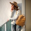 Kattee Genuine leather backpack purse for women Antitheft Rucksack Fit
