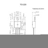Chanzon BTB04-600SL TO-220AB Triac Thyristor Transistor, Bidirectional Silicon-Controlled Rectifier (Pack
