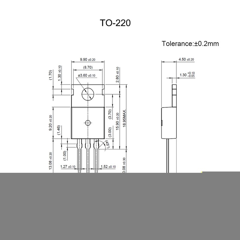 Chanzon BTB04-600SL TO-220AB Triac Thyristor Transistor, Bidirectional Silicon-Controlled Rectifier (Pack