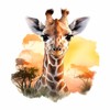 Giraffe Stickers, Peel & Stick Perfect for Mugs & Cups,