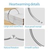 4 Inch 6 Pack Binder Rings, Extra Large Loose Leaf